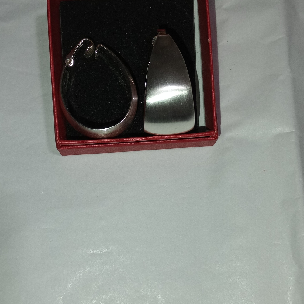Silver women's earrings